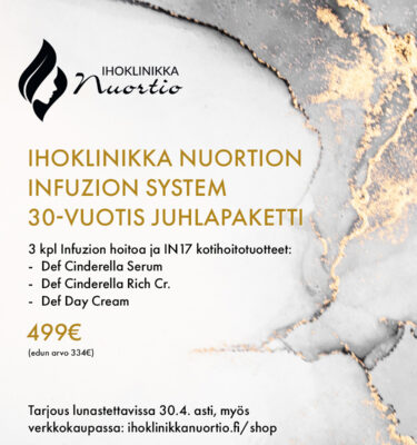 Infuzion System 30-vuotis JUHLAPAKETTI